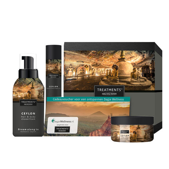 Treatments Giftset Medium + Wellness dagentree voor 1 persoon
