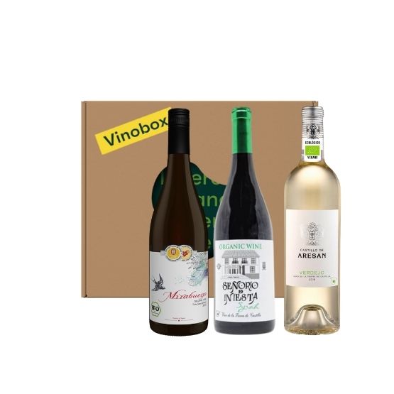 Wijngeschenk Biologisch - 3 flessen rode/witte