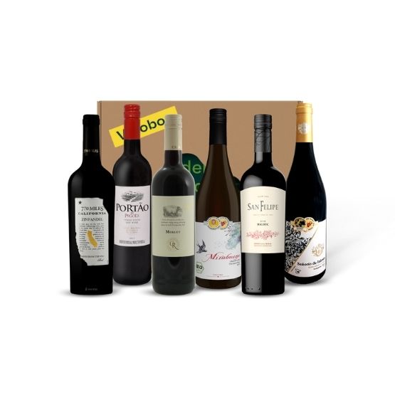   Wijngeschenk Biologisch - 6 flessen rood