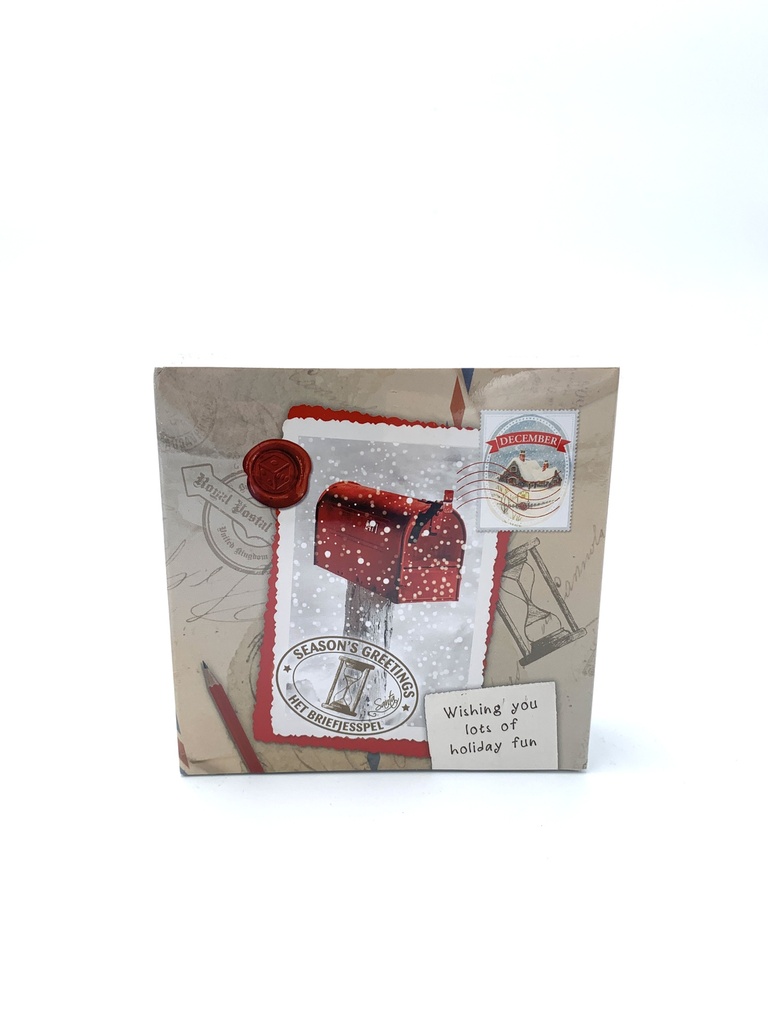 Briefjesspel Season greetings