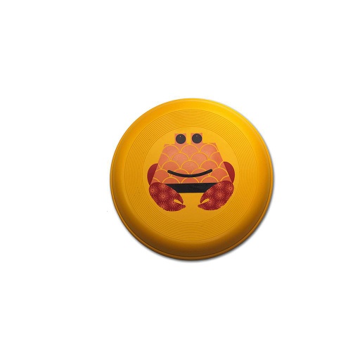 [10419] Frisbee gemaakt van zeewier