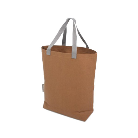 [11891] Washed Kraft Paperbag Brown (100% EU Recycled)