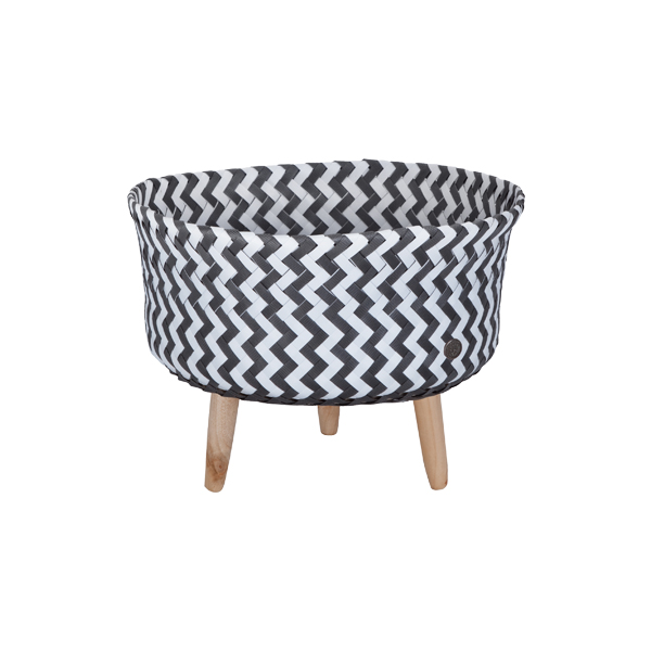 Basket Up Low White Dark Grey