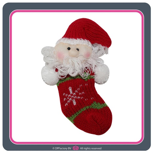[35062] Kerstpoppetje met sok