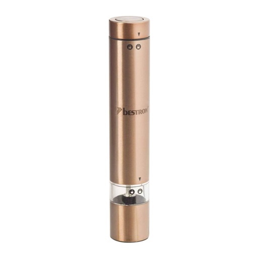 [60129] Peper/zout molen - 4xAAA  Batterij excl. - Koper