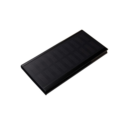 [60635] Chargers Powerbank Solar Dual USB Ultra-thin 20000mAh Black