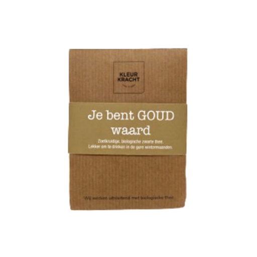 [66508] Theezakje compliment "Jij bent goud waard"