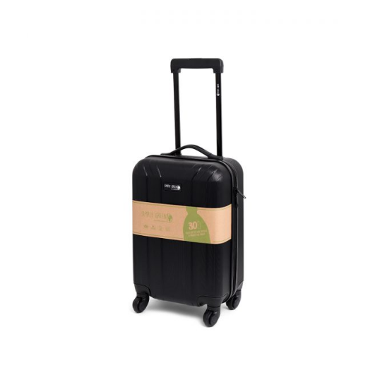 Norländer Cabin Size "Simply Green" Trolley RPET Zwart