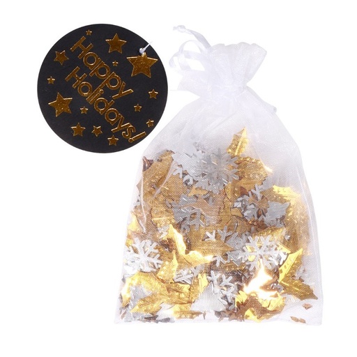 [68469] SENZA Tafel Confetti Zilver/Goud