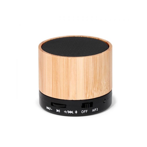 [68493] Brainz Tube Speaker Bamboe