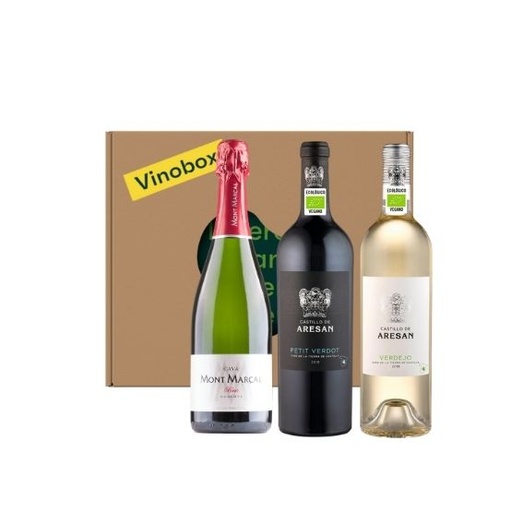 [71004] Wijngeschenk Biologisch 3 flessen - Feest