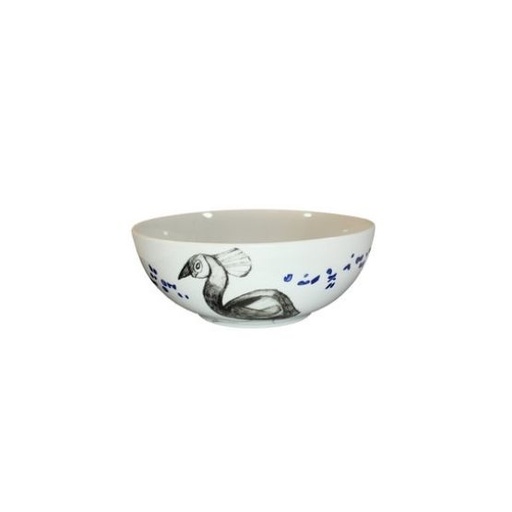 [71087] Servies schaal vogel 24 cm - Reinaerde